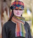Wool Cashmere Skellig Scarf- Autumn Hues