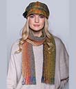 Wool Cashmere Skellig Scarf- Autumn Hues