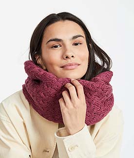 SuperSoft Merino Cable Infinity Scarf
