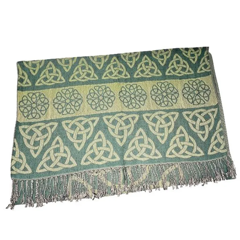 B30216 Viscose Trinity Knot Scarf - Kelly & Lime Studio Gaelsong