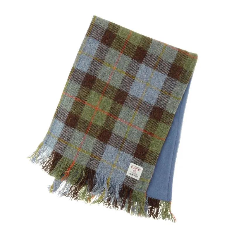 B30236 Handmade Harris Tweed Scarf - MacLeod Tartan Gaelsong