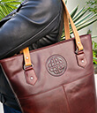 Built to Last Leather Tote Brown Lifestyle 2 Gaelsong