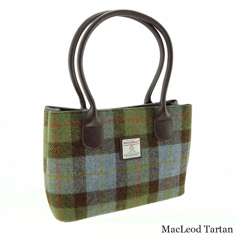 B40175 MACLEOD Classic Harris Tweed Tartan Handbag  Gaelsong