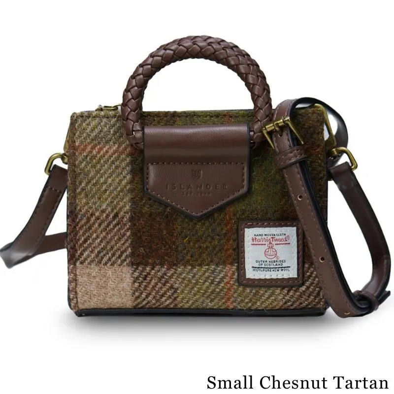 Handcrafted Harris Tweed Midi Tote Bag