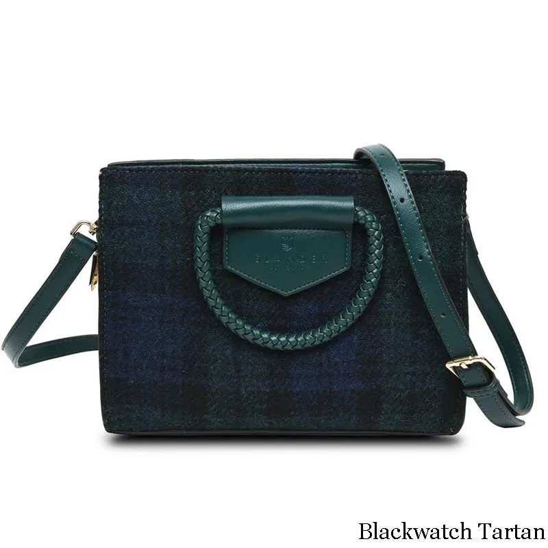Handcrafted Harris Tweed Midi Tote Bag