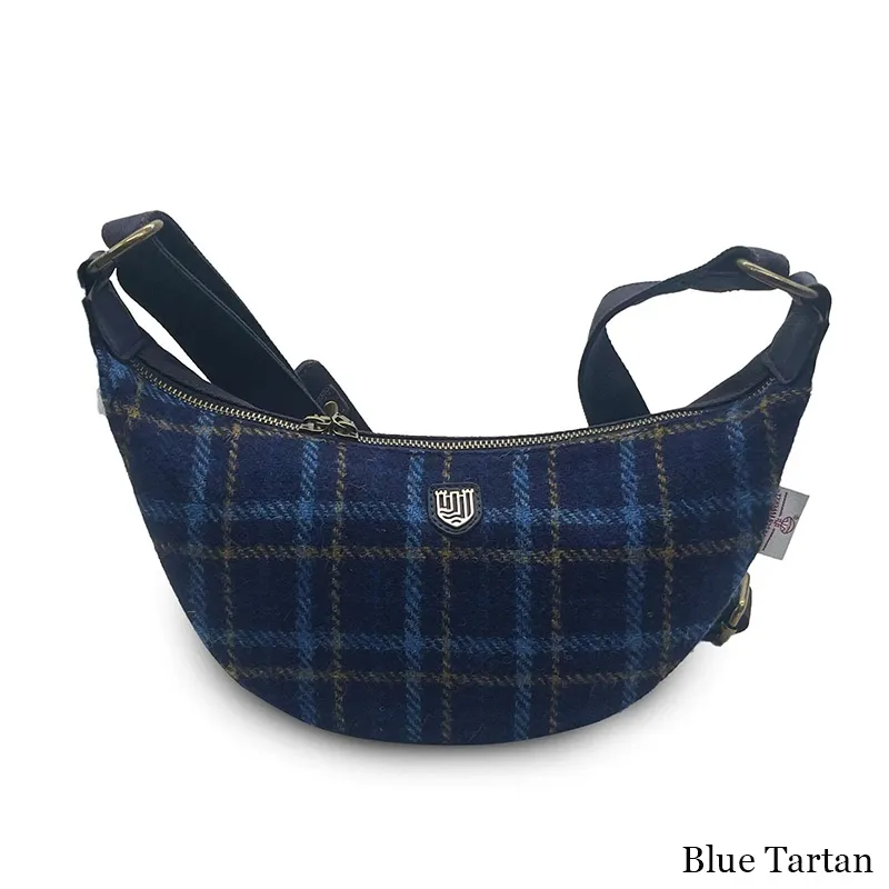 Scottish Handwoven Harris Tweed Shoulder Bag