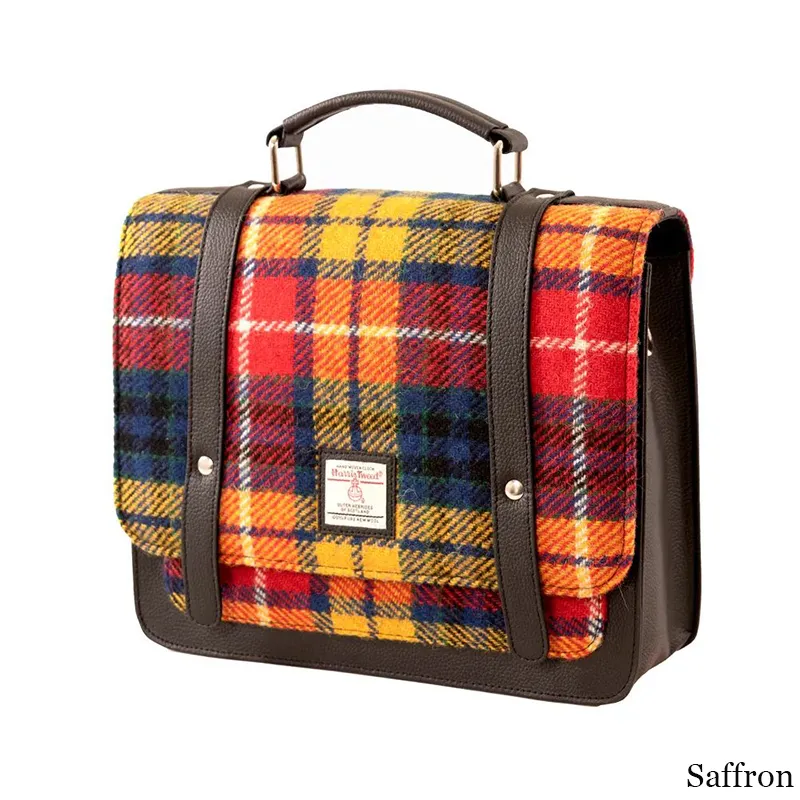 Handcrafted Mini Harris Tweed Messenger Bag