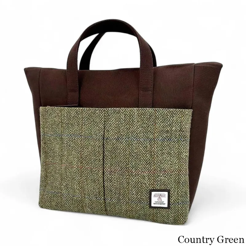 Large Handcrafted Harris Tweed Travel Bag