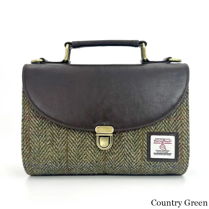 Handmade Genuine Harris Tweed Mini Bag