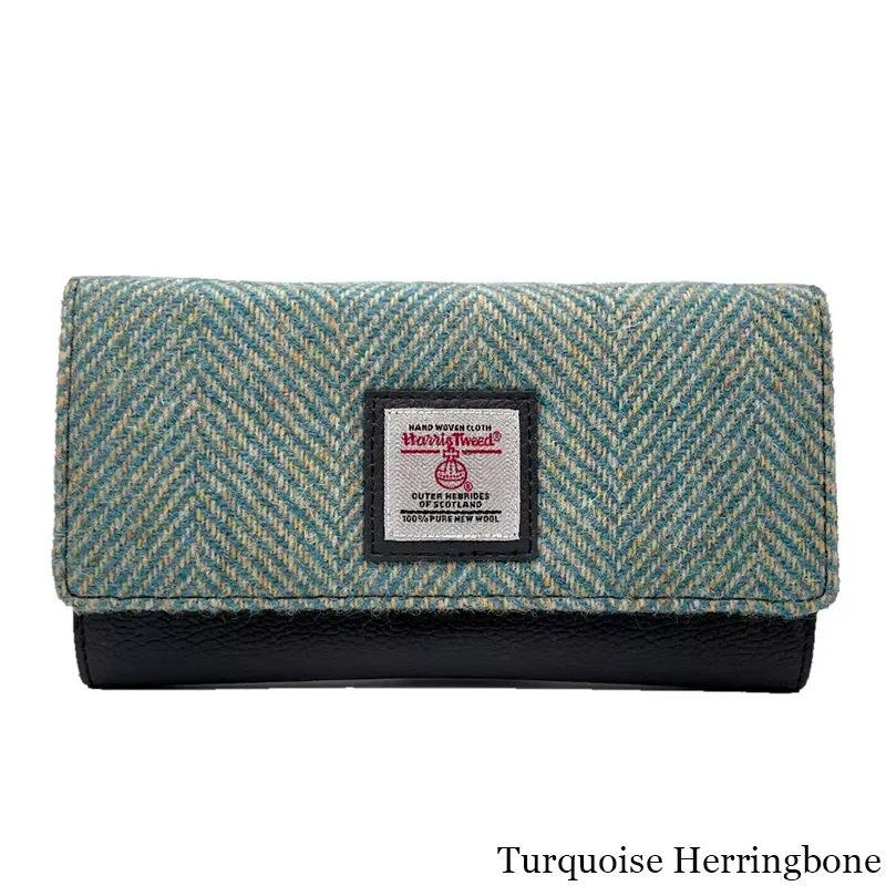 Women's Handmade Harris Tweed Long Wallet