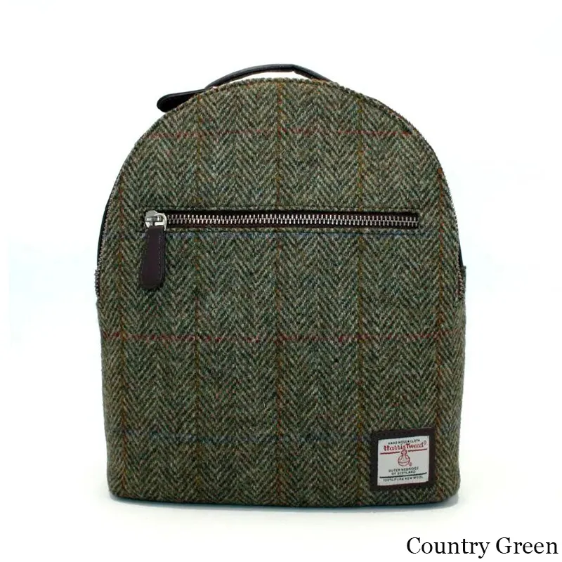 Handcrafted Genuine Harris Tweed Rucksack