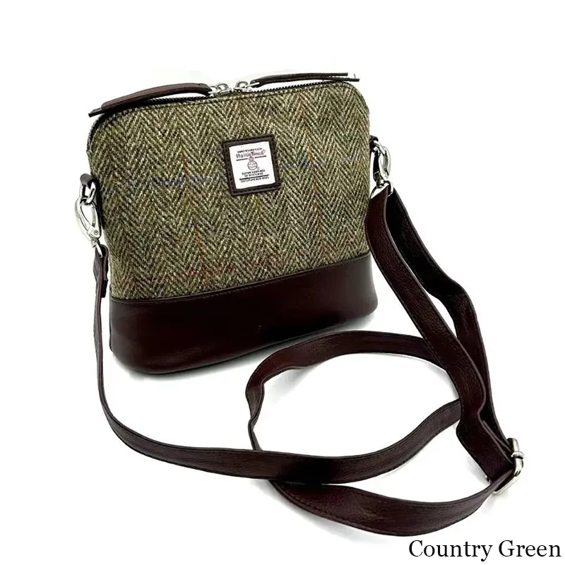 Handmade Harris Tweed Zip Shoulder Bag | Gaelsong