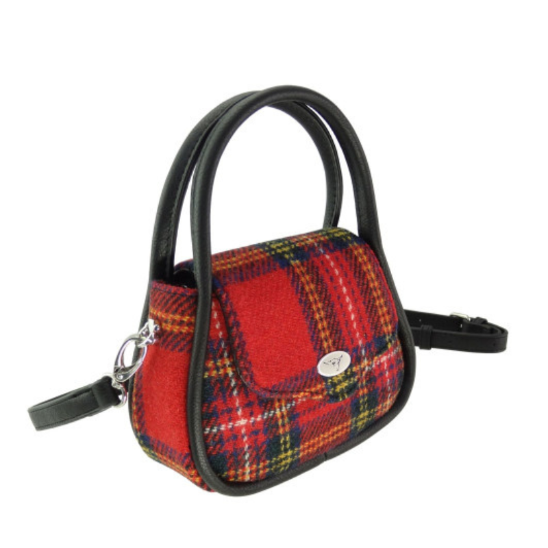 Ladies Mini Harris Tweed Buchan Bag view 15