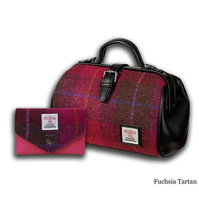 Women's Harris Tweed Handbag with Matching Wallet