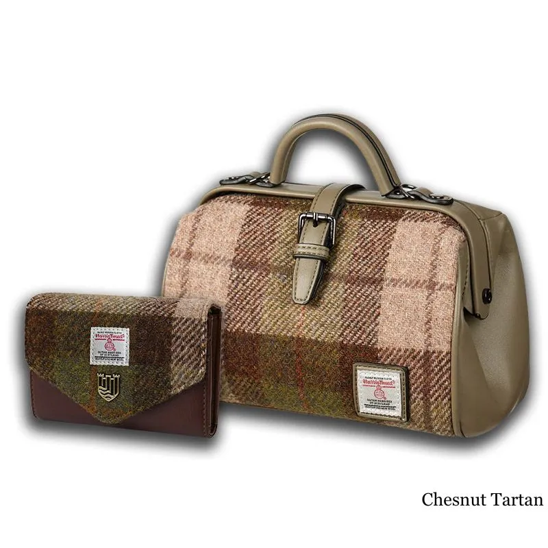 Women's Harris Tweed Handbag with Matching Wallet