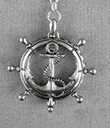 Magnifier Key Chain Silver Anchor Gaelsong
