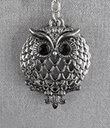 Magnifier Key Chain Silver Owl Gaelsong