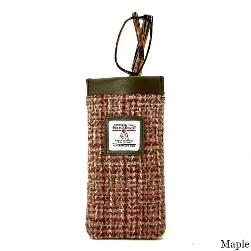 Handmade Harris Tweed Soft Glasses Case