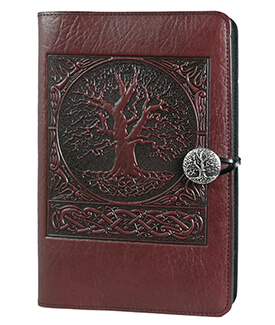 Antique Leather Tree of Life Journal