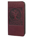Tree of Life Checkbook Cover Leather Wine Color 1 Gaelsong