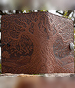 Druid's Oak Journal Brown Leather Lifestyle Gaelsong