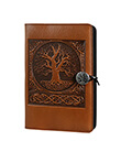 Small Tree of Life Journal Leather Brown Color 1 Gaelsong
