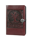 Small Tree of Life Journal Leather Wine Color 1 Gaelsong
