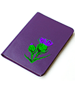 Small Scottish Thistle Leather Journal view 2