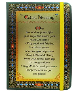 Celtic Blessing & Knotwork Notebook 