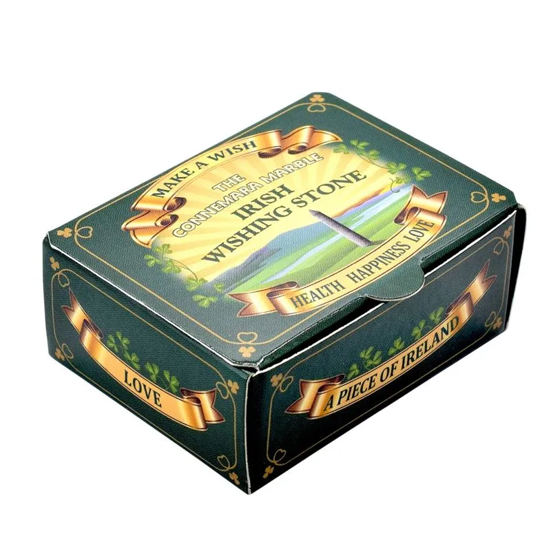 C90002 Connemara Marble Irish Wishing Stone Packaging Gaelsong