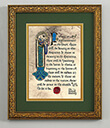 Scottish Blessing Print, Gilded Frame Gaelsong