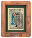 St. Patrick Breastplate Print, Rustic Frame