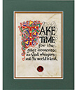 Take Time Print, Unframed