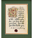 Who You Have Beside You Print, Matted Gaelsong
