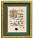 Who You Have Beside You Print, Gilded Frame Gaelsong
