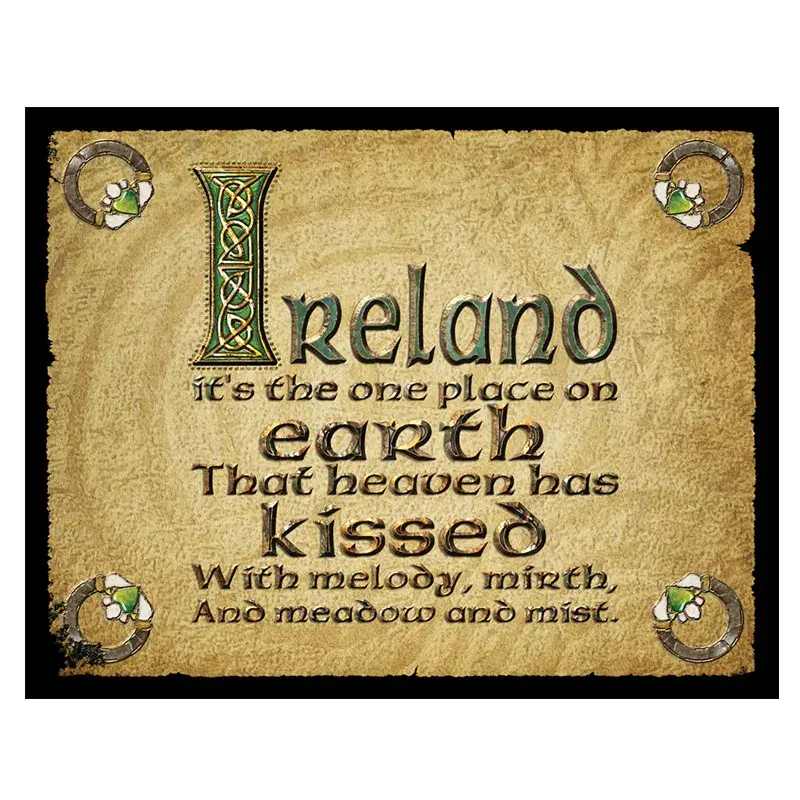Book of Kells Inspired Retro Wall Art