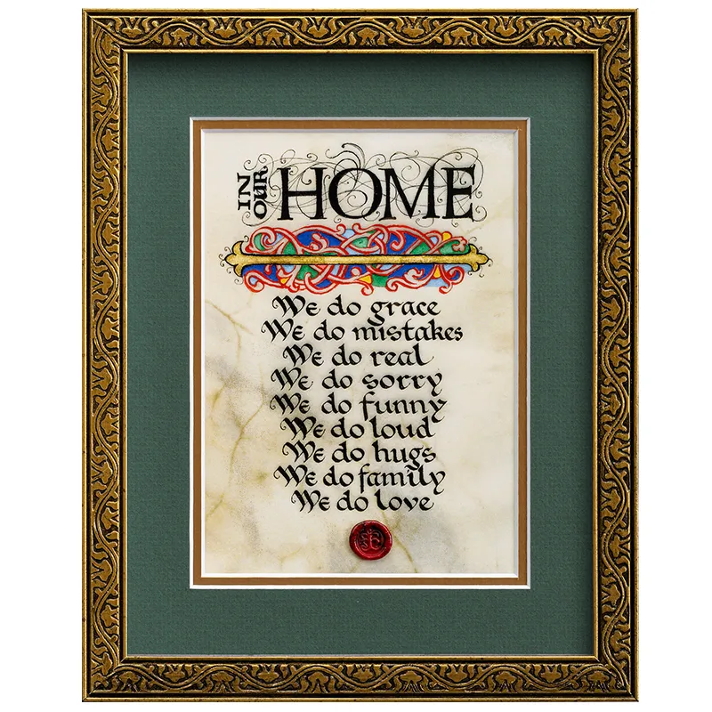 Art Nouveau In Our Home Celtic Wall Illustration