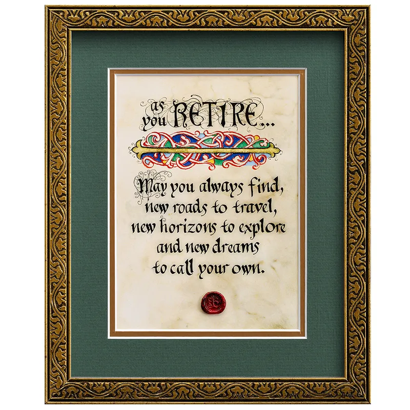 Retirement Blessing Gaelic Wall Art Retirement Blessing Gaelic Wall Art