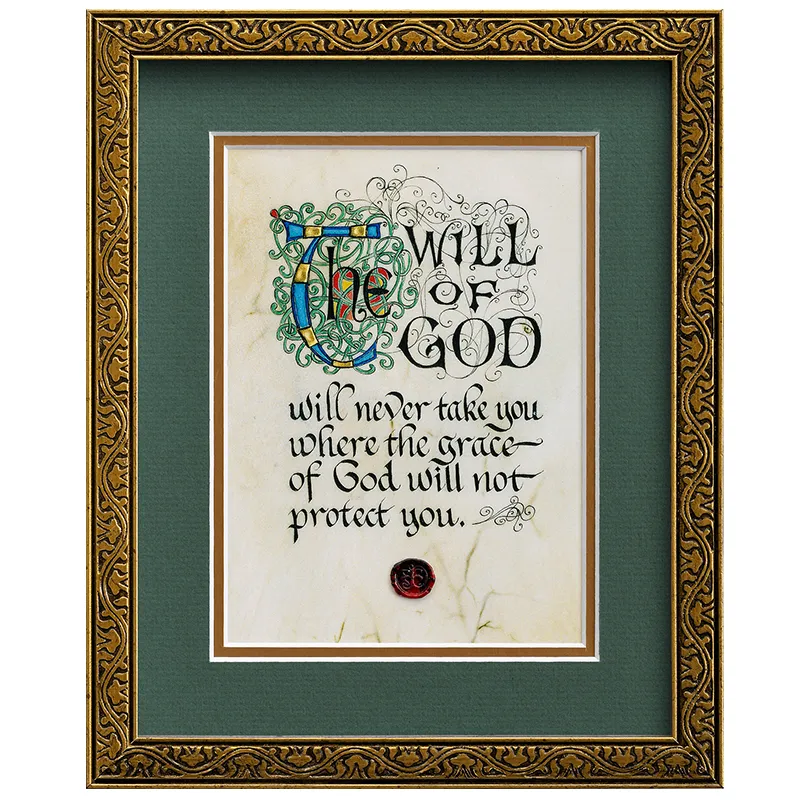 The Will of God Gaelic Irish Wall Art