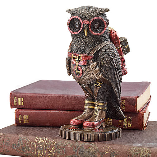 Six-Inch Steampunk Owl with Jetpack