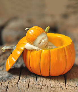 Fairy Baby in Pumpkin