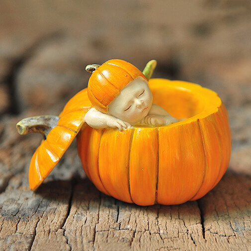Fairy Baby in Pumpkin