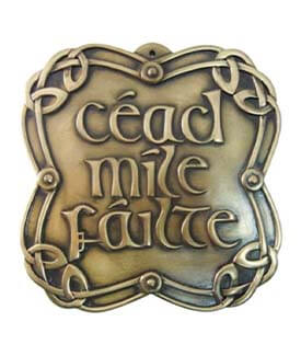 Cead Mile Failte Irish Plaque