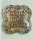 Cead Mile Failte Irish Plaque view 3
