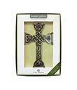 Bronze Celtic Love Cross Plaque