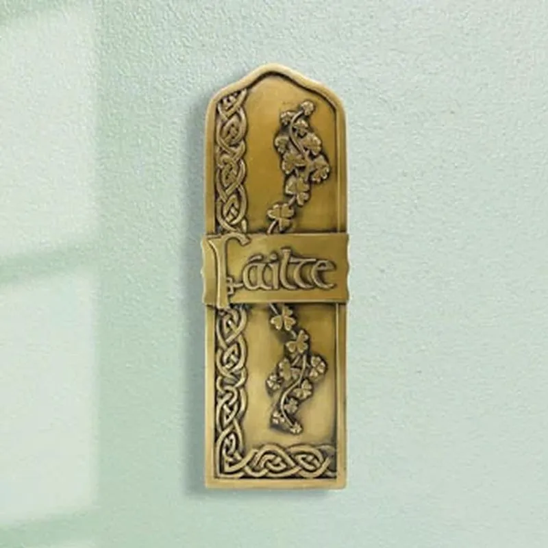 Embossed Irish Failte Wall Plaque in Bronze