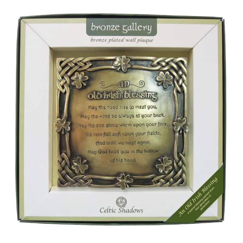 D22224 Vintage Designed An Old Irish Blessing Plaque Box Gaelsong