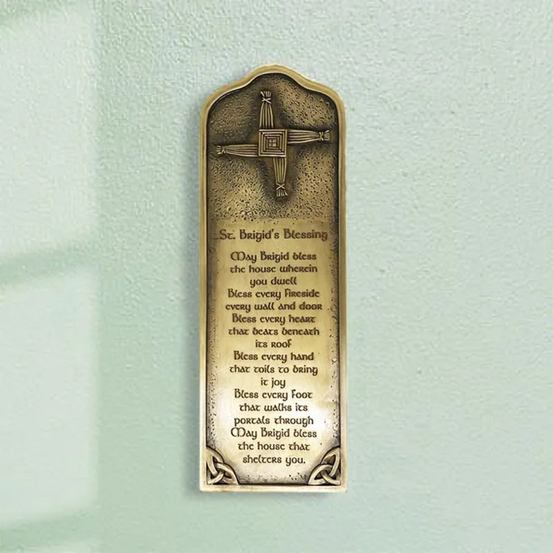 St. Brigid's Irish Blessing Wall Plaque