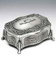 Claddagh Pewter Jewelry Box - Claddagh Pewter Jewelry Box Large