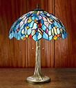 Dreamscape Celtic Stained Glass Lamp